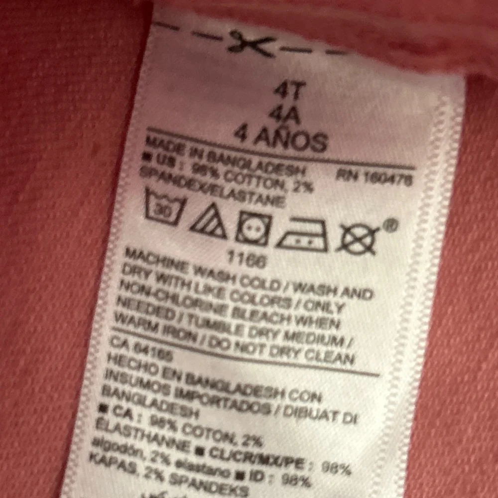 Old Navy Pink Denim Overall Dress skirt 4T